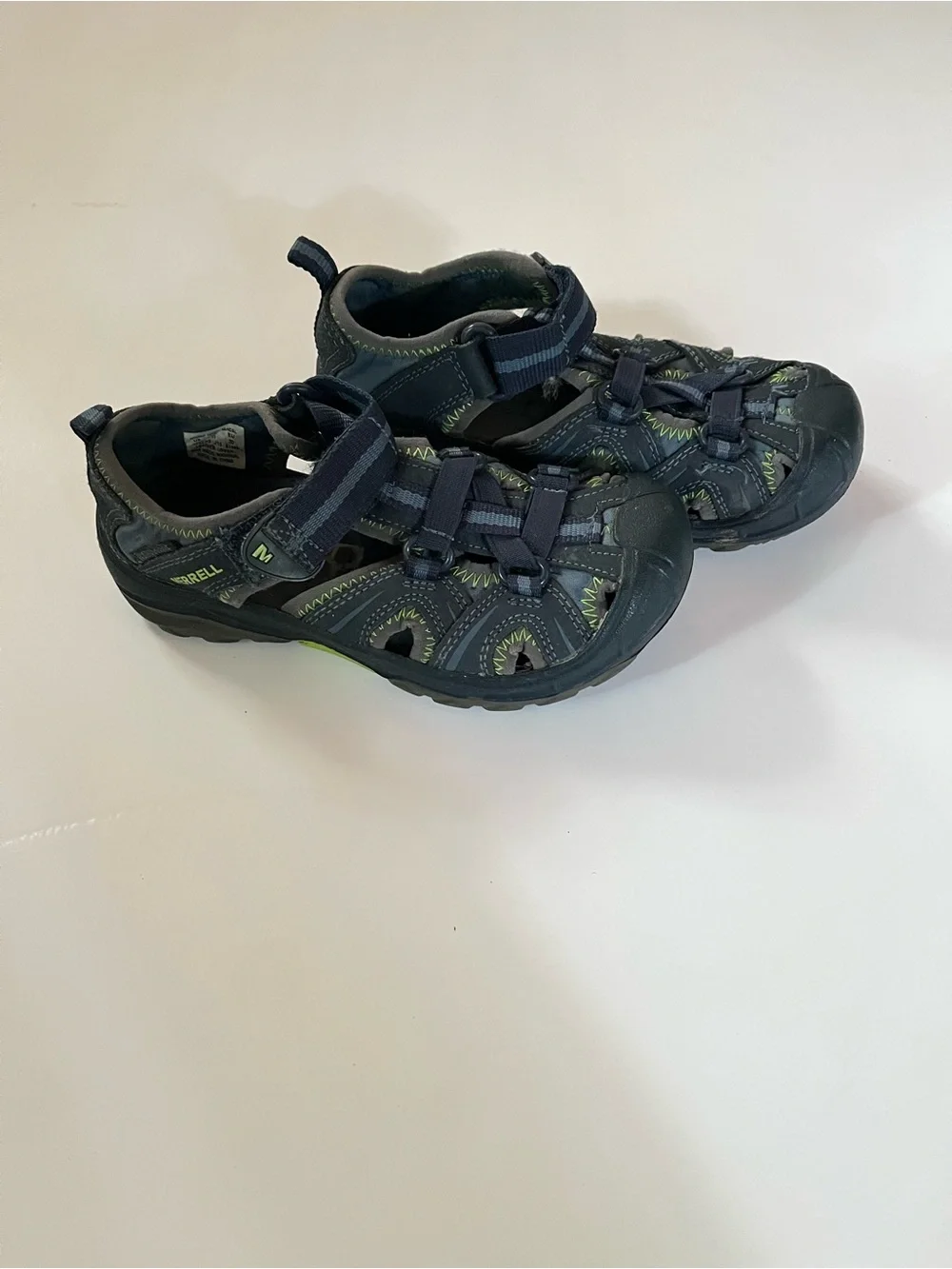 Merrill Kids Hydro Trekker size 12 green and blue